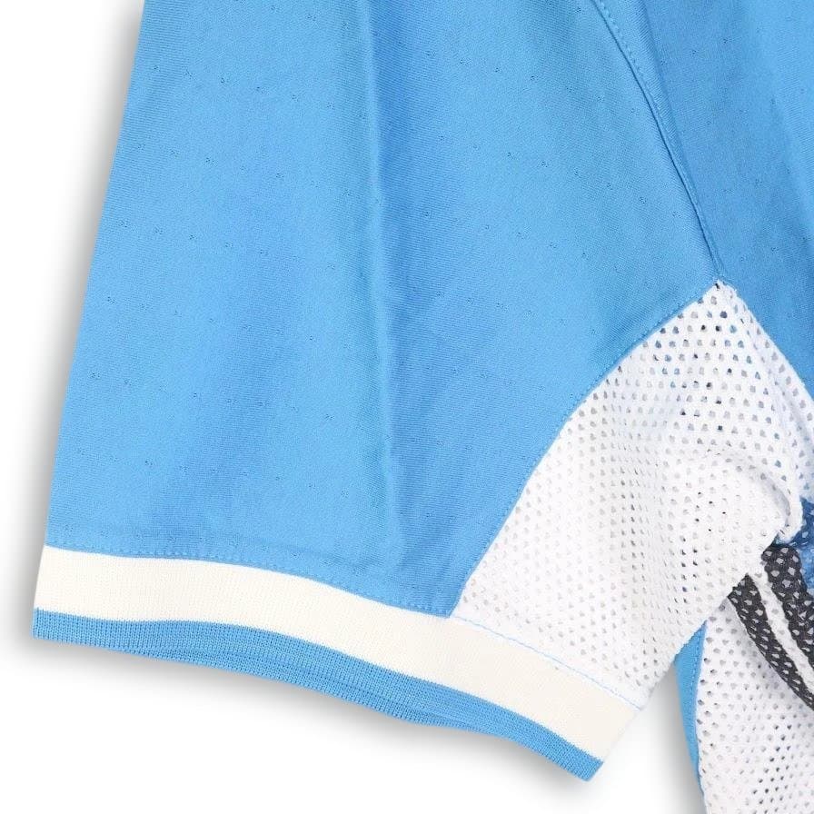 【新品】Z ZEGNA ゼニア ポロシャツ XXL　ブルー メッシュ切替　テニス