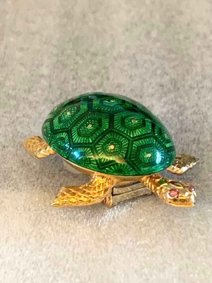 希少☆BOUCHERON☆ブシュロン 亀タートル ヘキサゴン　ブローチ