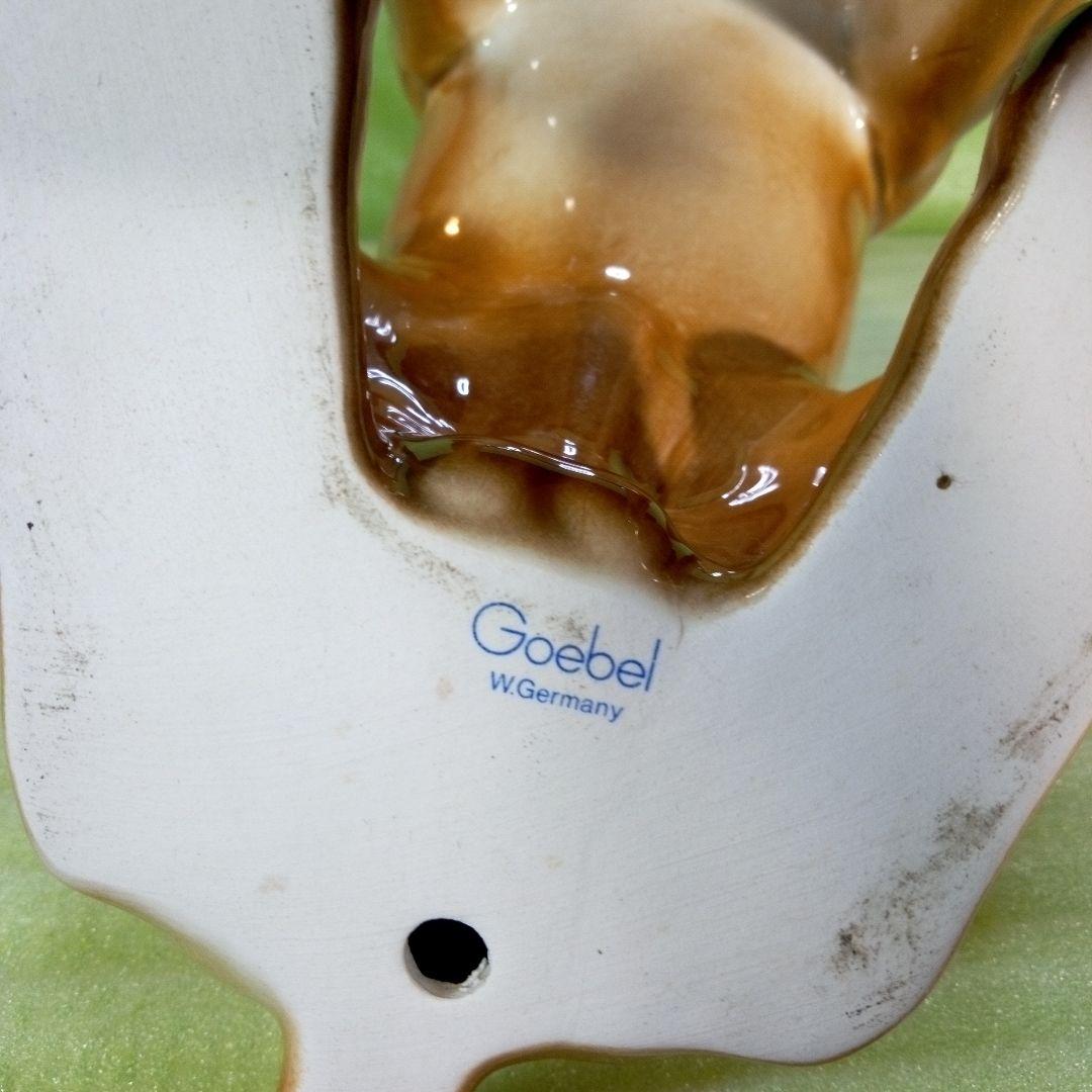 陶器製と思われるボクサーの置物　Goebel W.Germany　ドイツ　置物