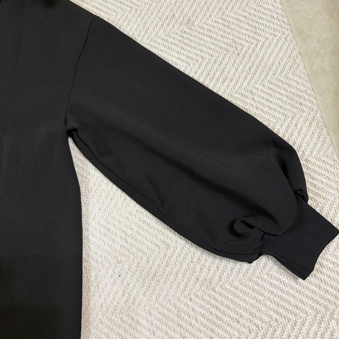 新品タグ付⭐️エマテイラー❤️パール釦キーネックロングスリーブブラウス 黒