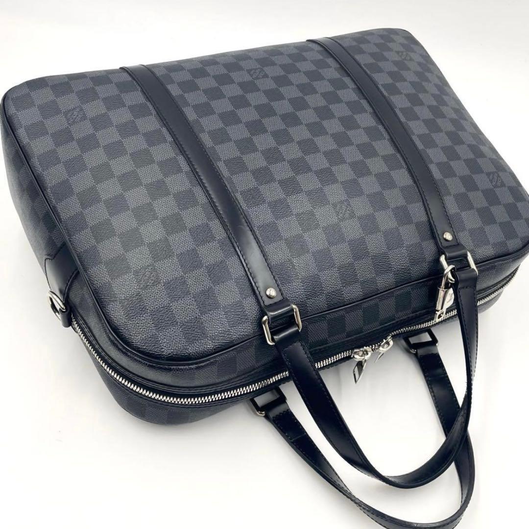 【美品】ルイヴィトン ダミエグラフィット ヨーン 2wayビジネスバッグ 大容量