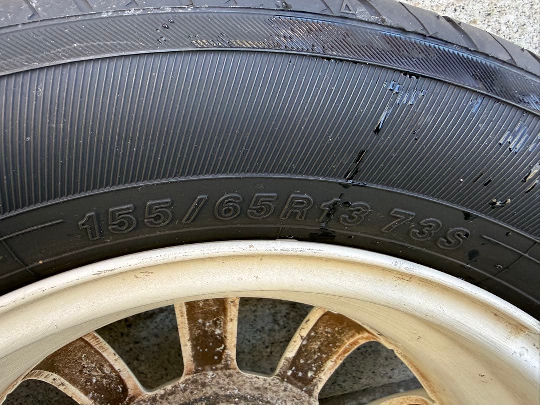 Yokohama 13インチ スズキ純正ホイールセット