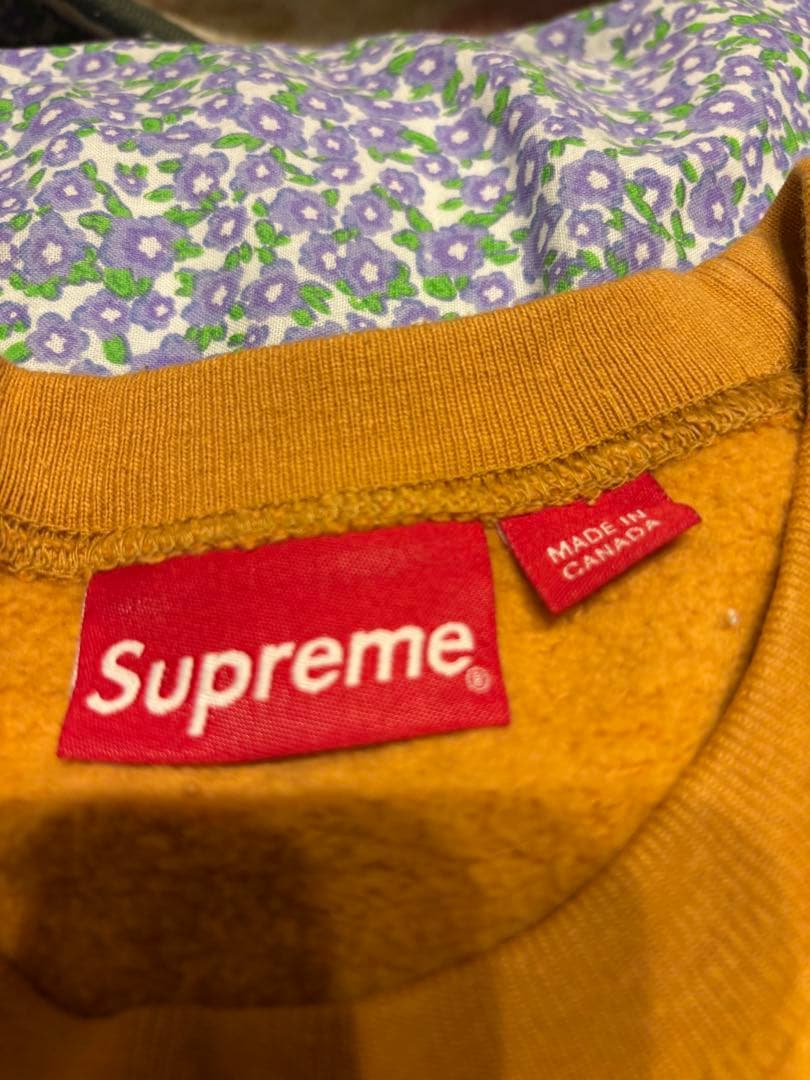 トップス Supreme Small Box L/S Tee \"Dark Orange\"