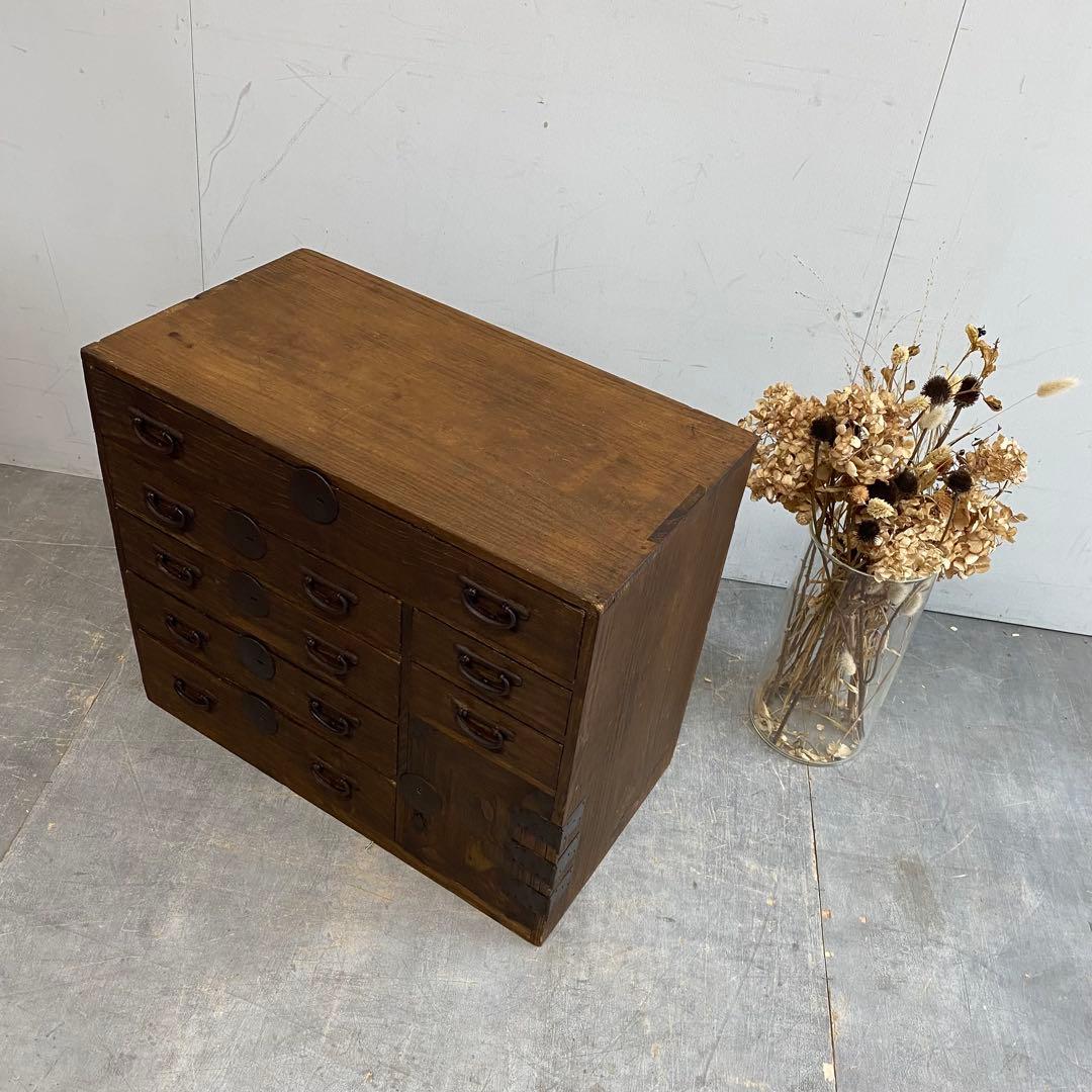 アンティーク チェスト 棚 収納 無垢材 チェスト テレビ台 z416