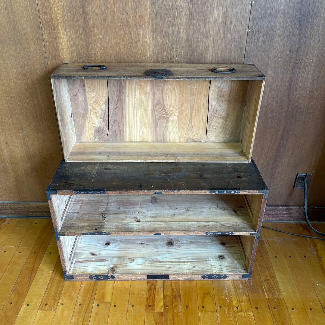 古箪笥(たんす) 棚 店舗什器 A