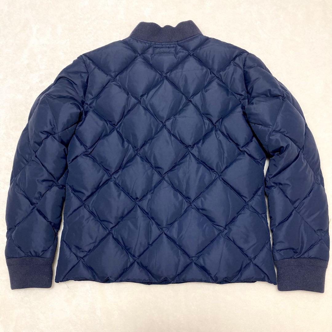 美品 ポロラルフローレン ダウンジャケット ダイヤキルティング 極暖 肉厚 紺