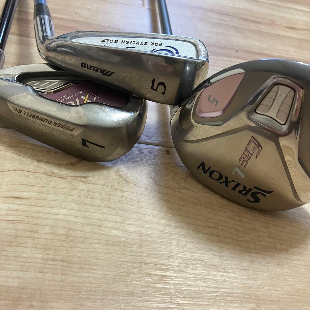 ゼクシオ ゴルフキャディバッグ レディース ゴルフクラブ12本入り