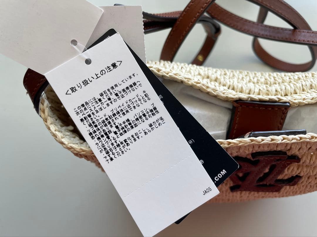 ラルフローレンストロー かごバッグ クロスボディ