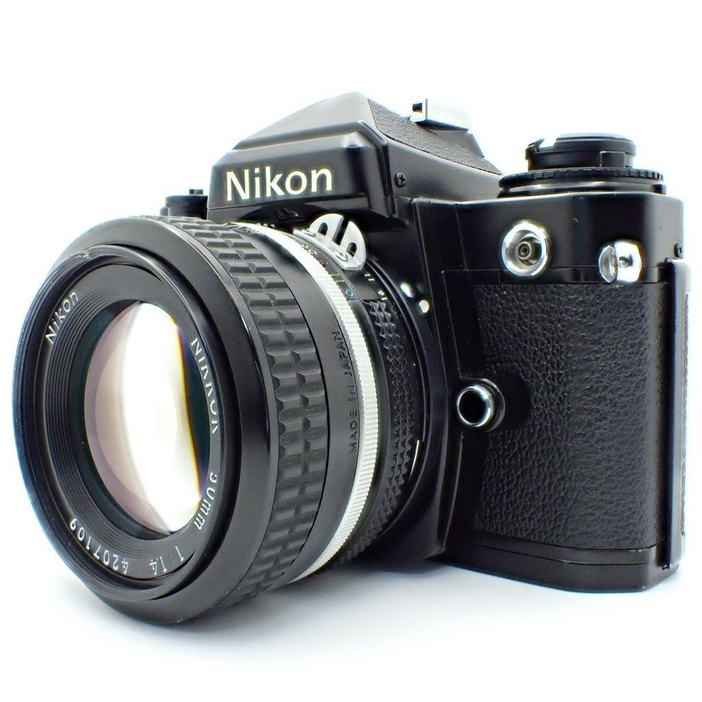 【動作確認済】Nikon FE＆Ai 50mm f1.4 初期保証&新品電池付