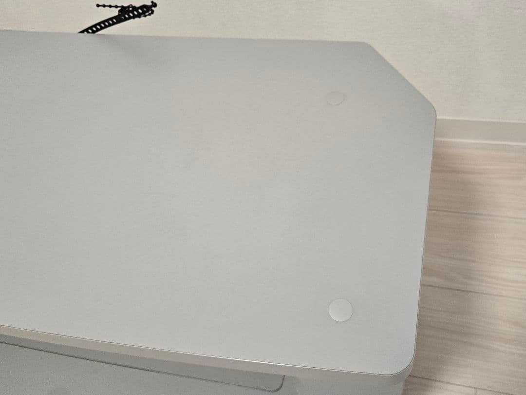 Panasonic テレビ台 グレー ガラス棚 キャスター付き