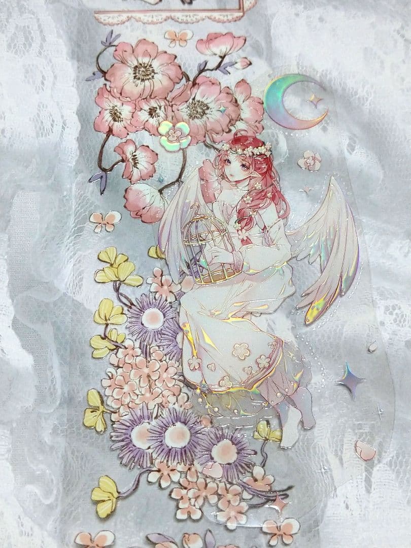 ✩完売御礼✩S36＃音书离(水晶)茶犁工作室切り売り海外装飾マステ