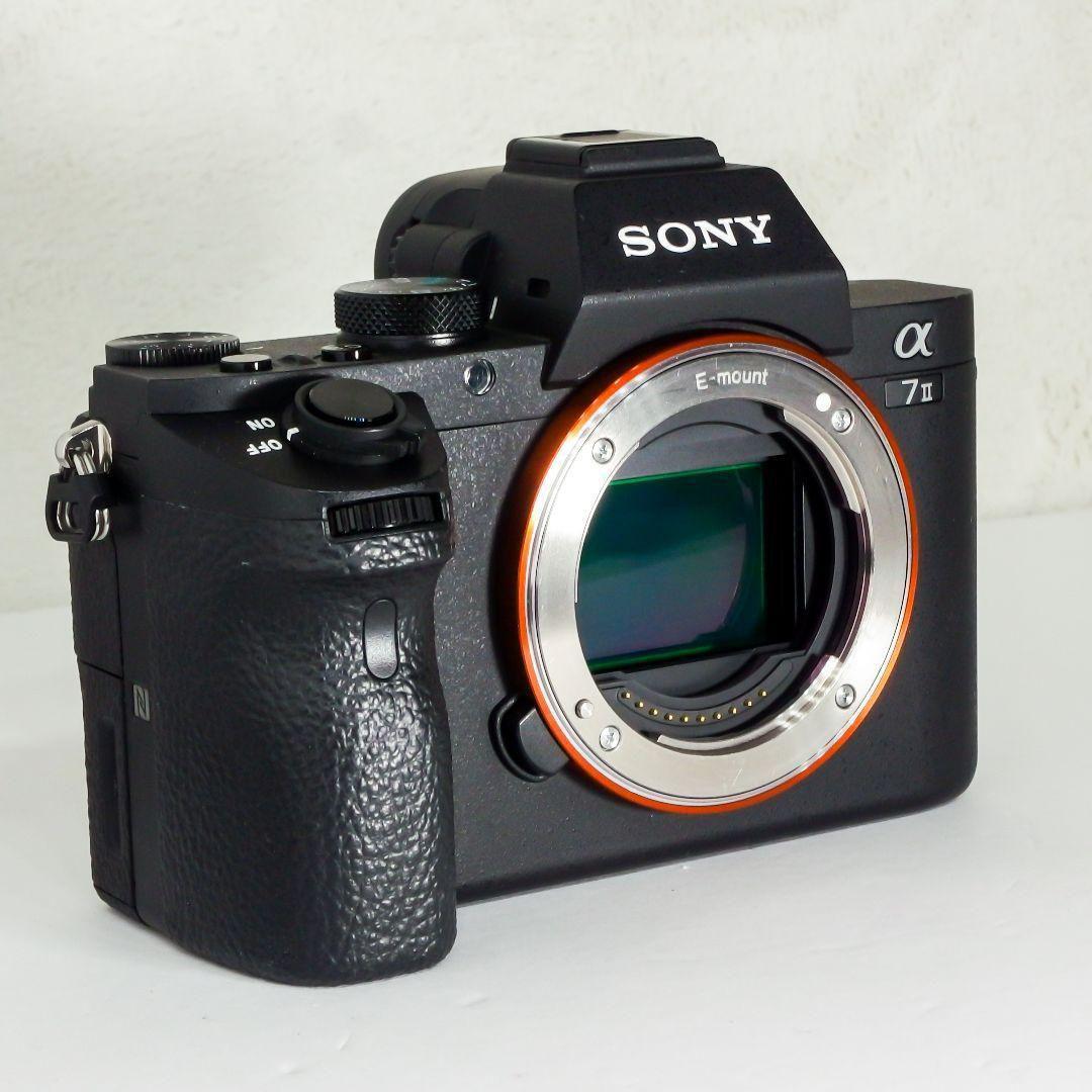 極上美品 5818ショット SONY α7II 元箱有 返品保証有 ソニー