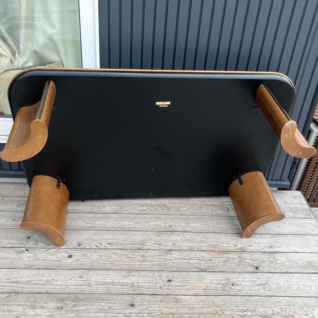 カリモク 天然木 大型センターテーブル 木製 ローテーブル 座卓 ビンテージ