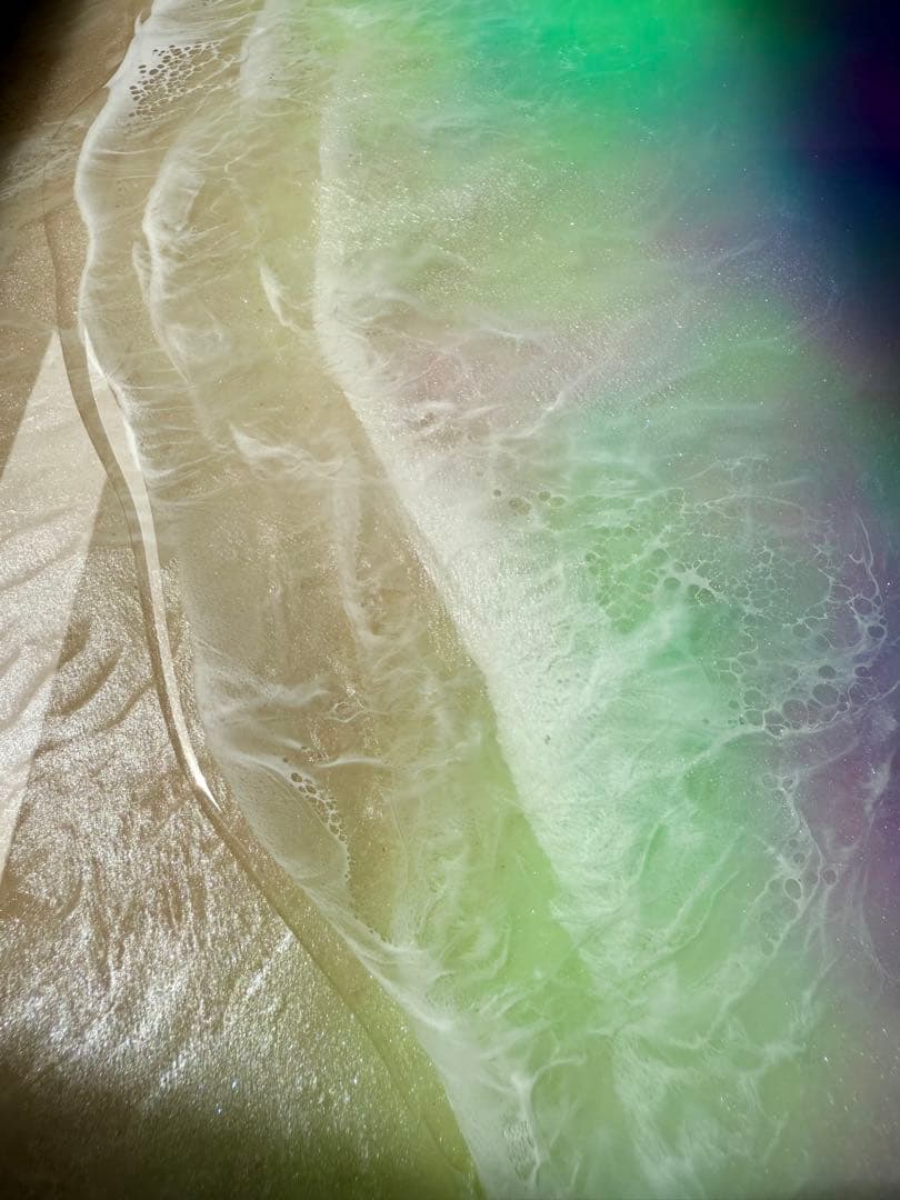 レジンアート　BIGパネル　マジックアワーの海♡ オーシャンアート　海アート