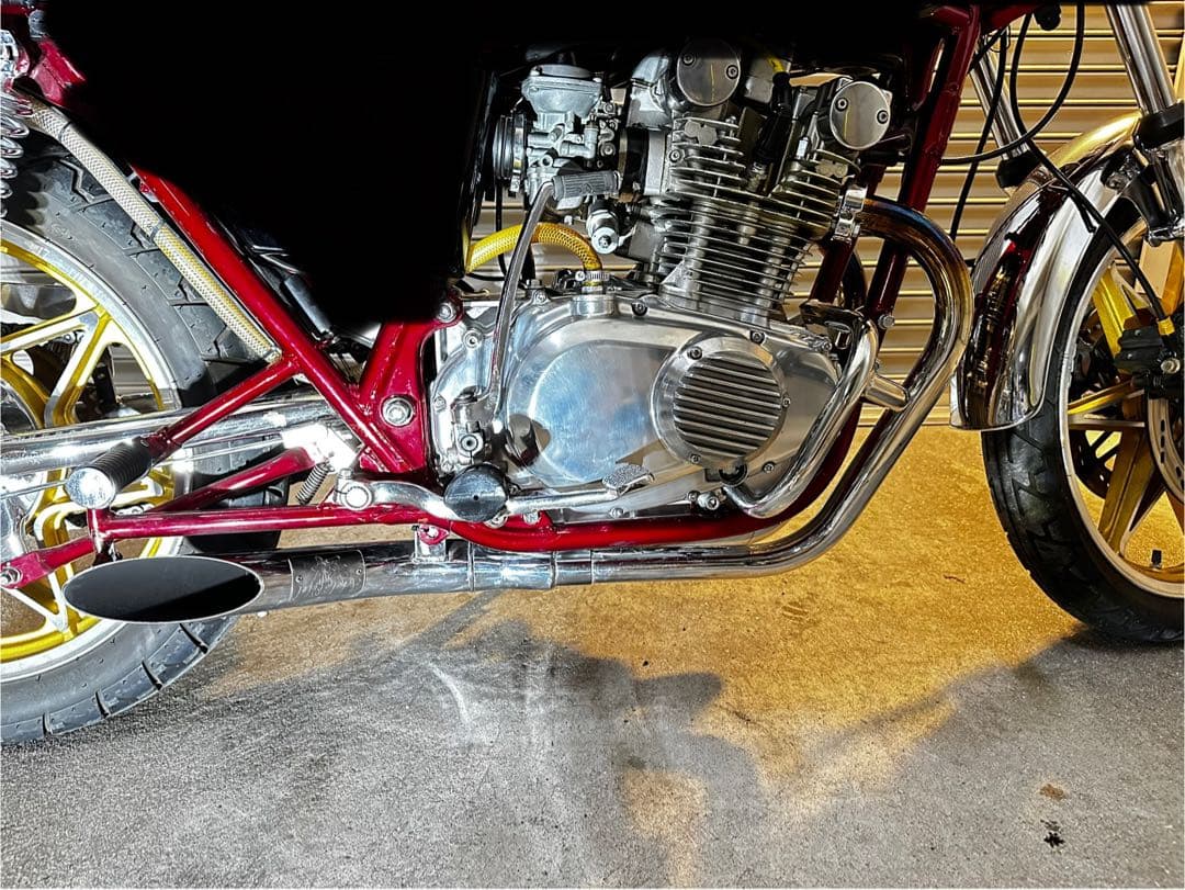 GS400 プリティ極 マフラー シリアルNo.01