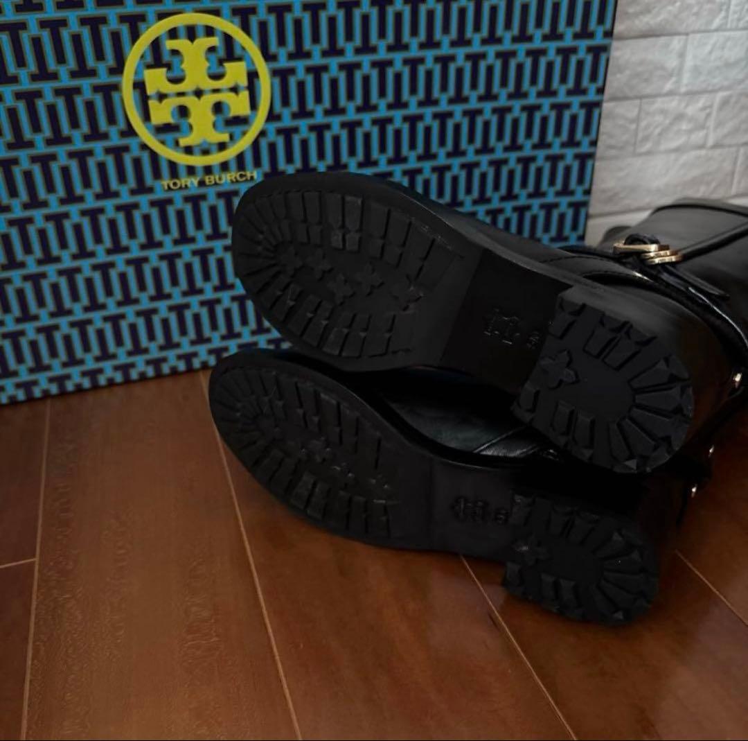 シーホー【新品未使用】ToryBurch トリーバーチ ブーツ本革 黒5