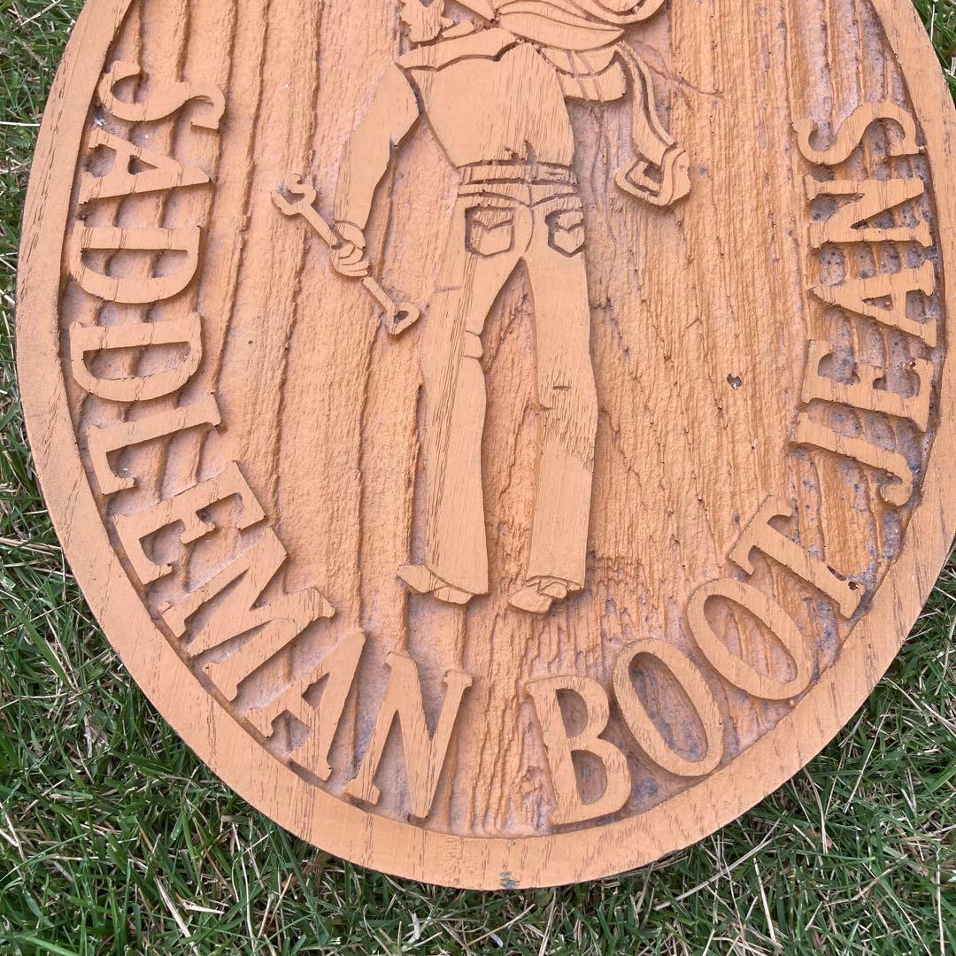 置物 VINTAGE Levi's STORE WOOD DISPLAY SIGN