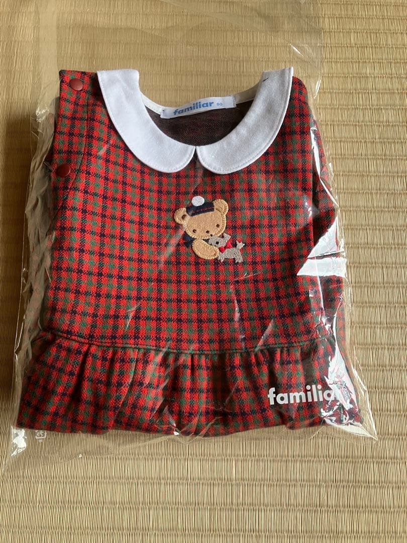 familiar 袖付ロンパス　80cm