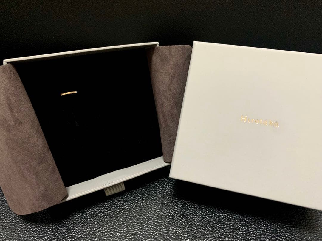 【美品】Hirotaka Trapeze ダイヤモンド アローピアス　K10