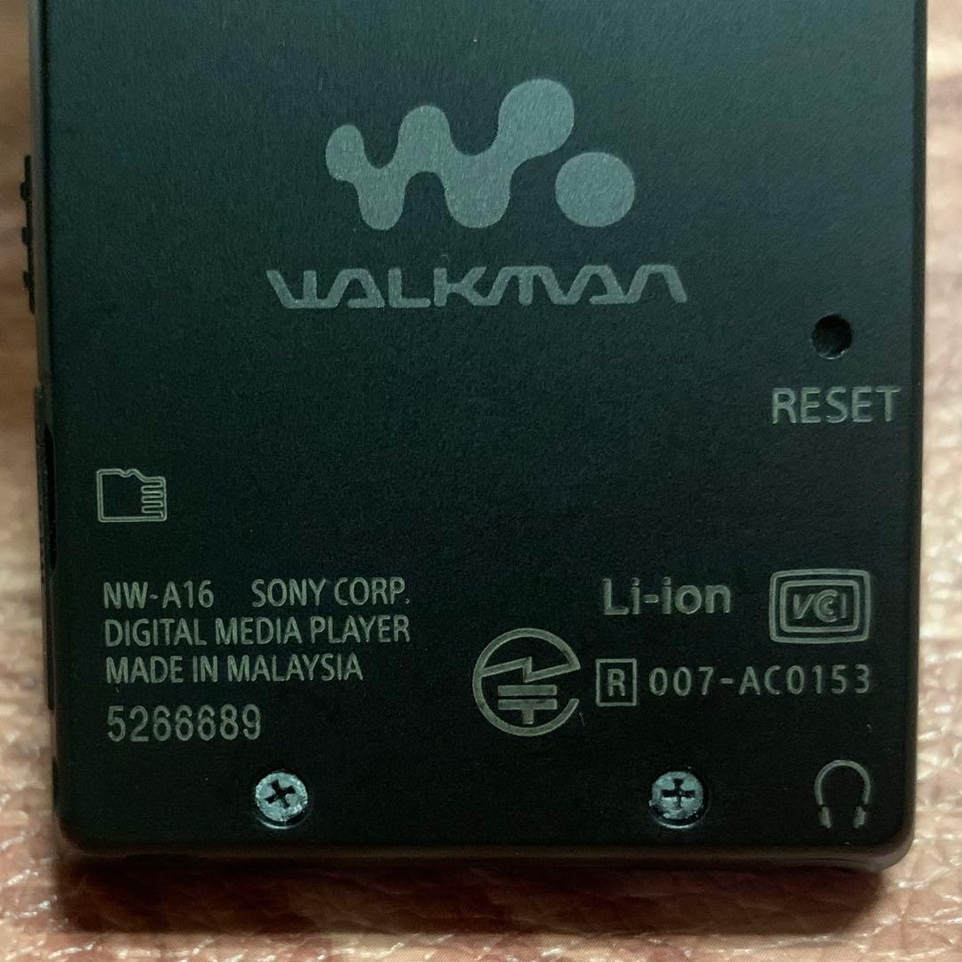 動作確認済み NW-A16 32GB ブラック ウォークマン A10シリーズ
