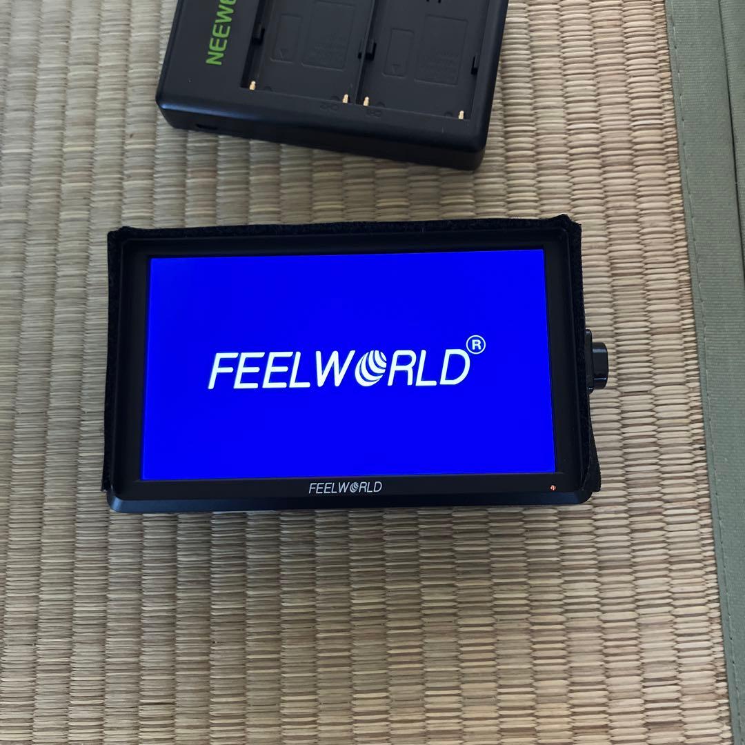 FEELWORLD FW568 バッテリー 付き