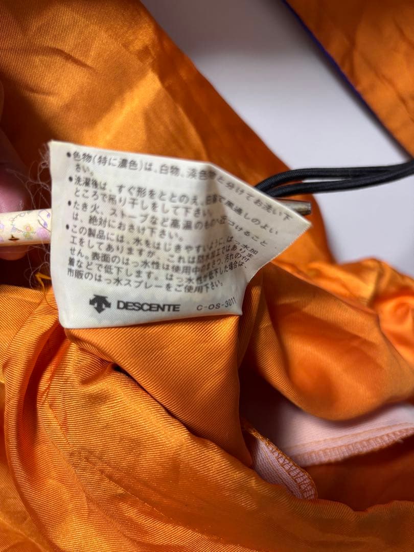 白タグ デサント期 日本製 ナイロンプルオーバージャケット