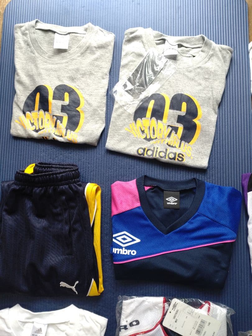新品未開封アディダス/ウブロ/ミズノ/プーマ Tシャツセット 140サイズ