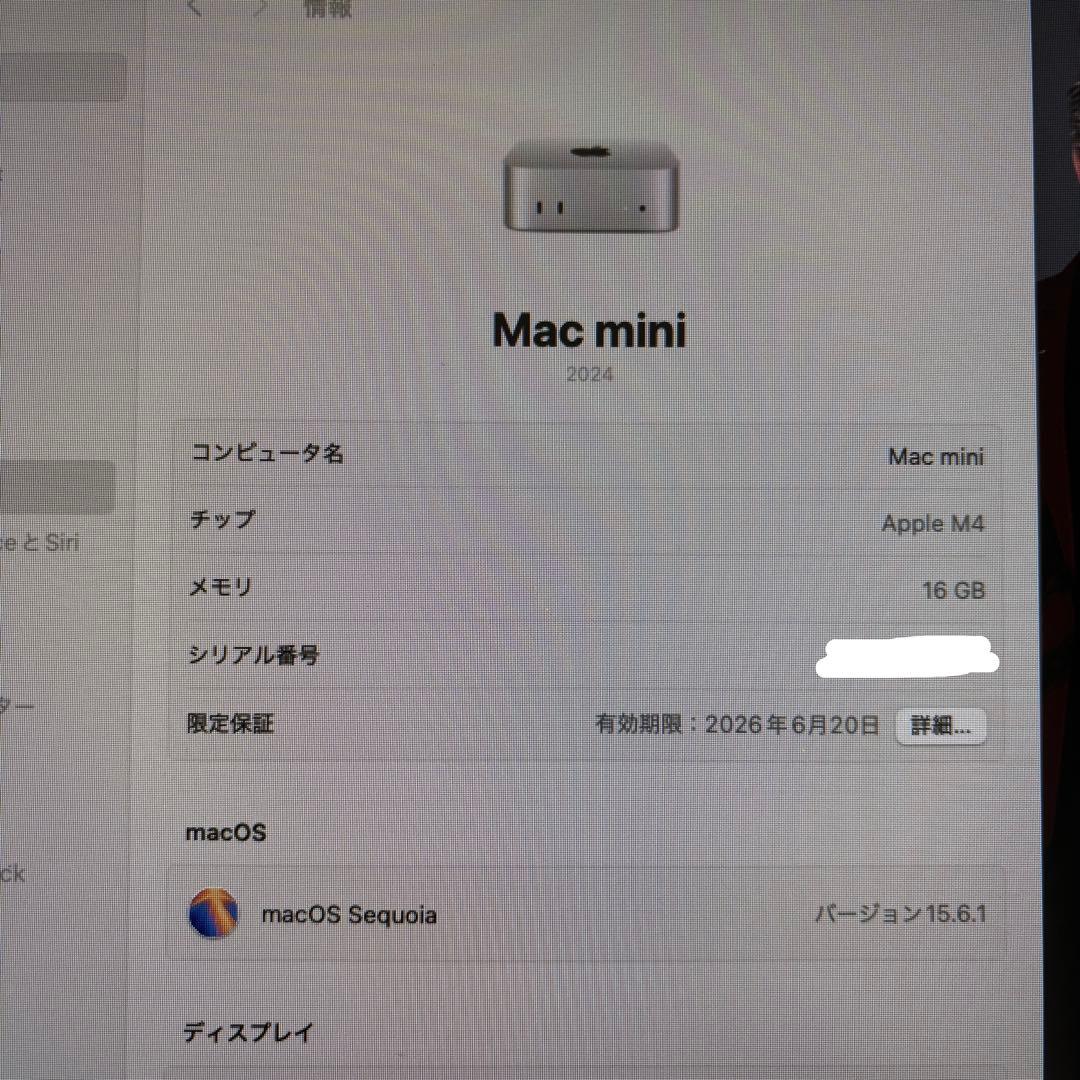 【美品】Apple Mac mini M4 本体 セット
