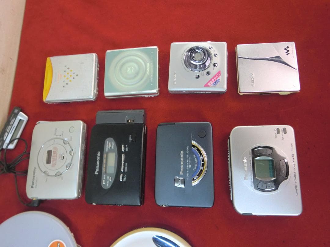 411：ソニー　パナソニック等　ポータブルプレーヤー　計13点　ジャンク