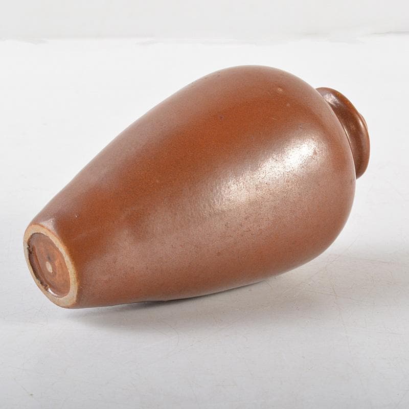 中国　柿釉　小壷　振出壷　C　R6079E