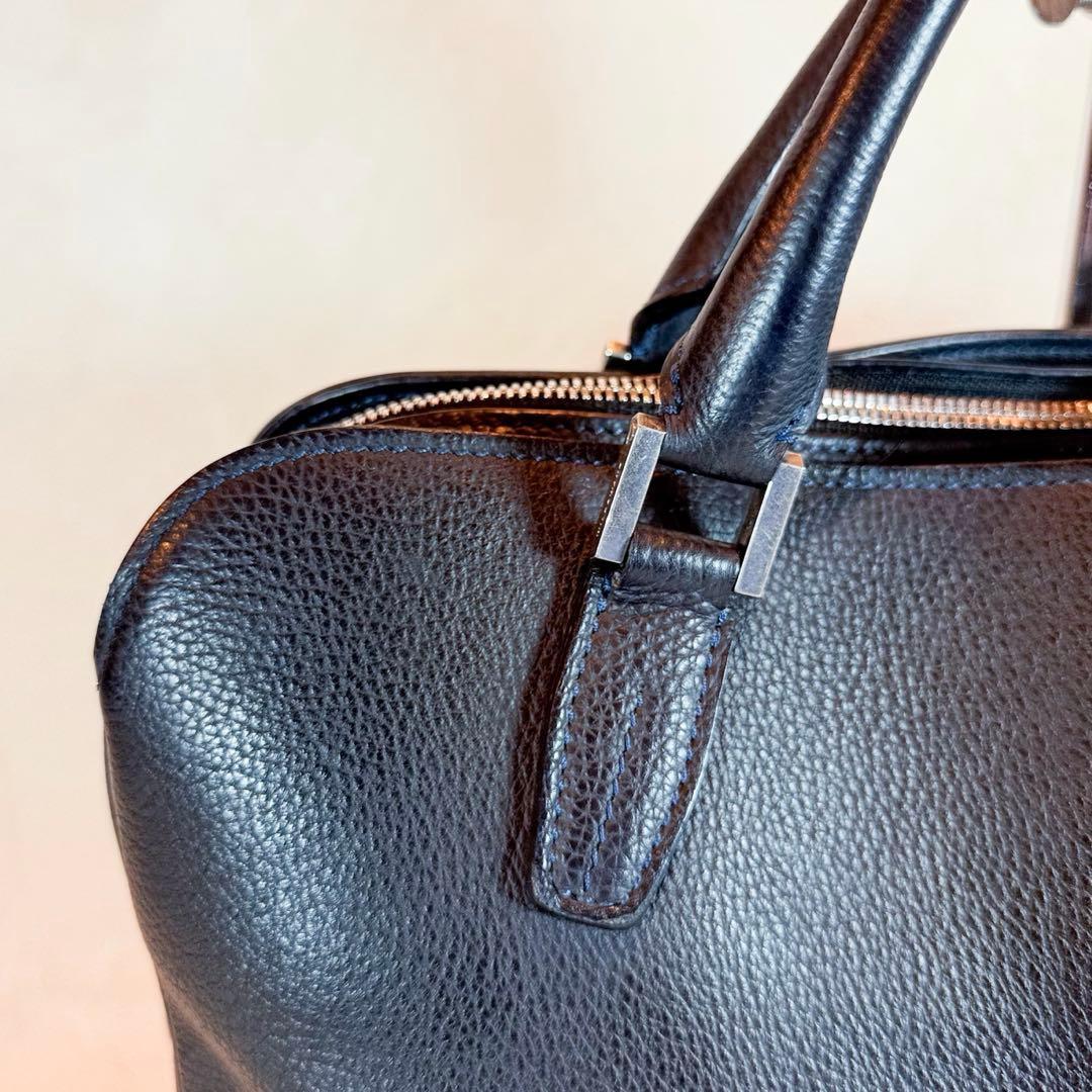 WILD SWANS ワイルドスワンズ ランスロット ブリーフケース 黒 シボ革