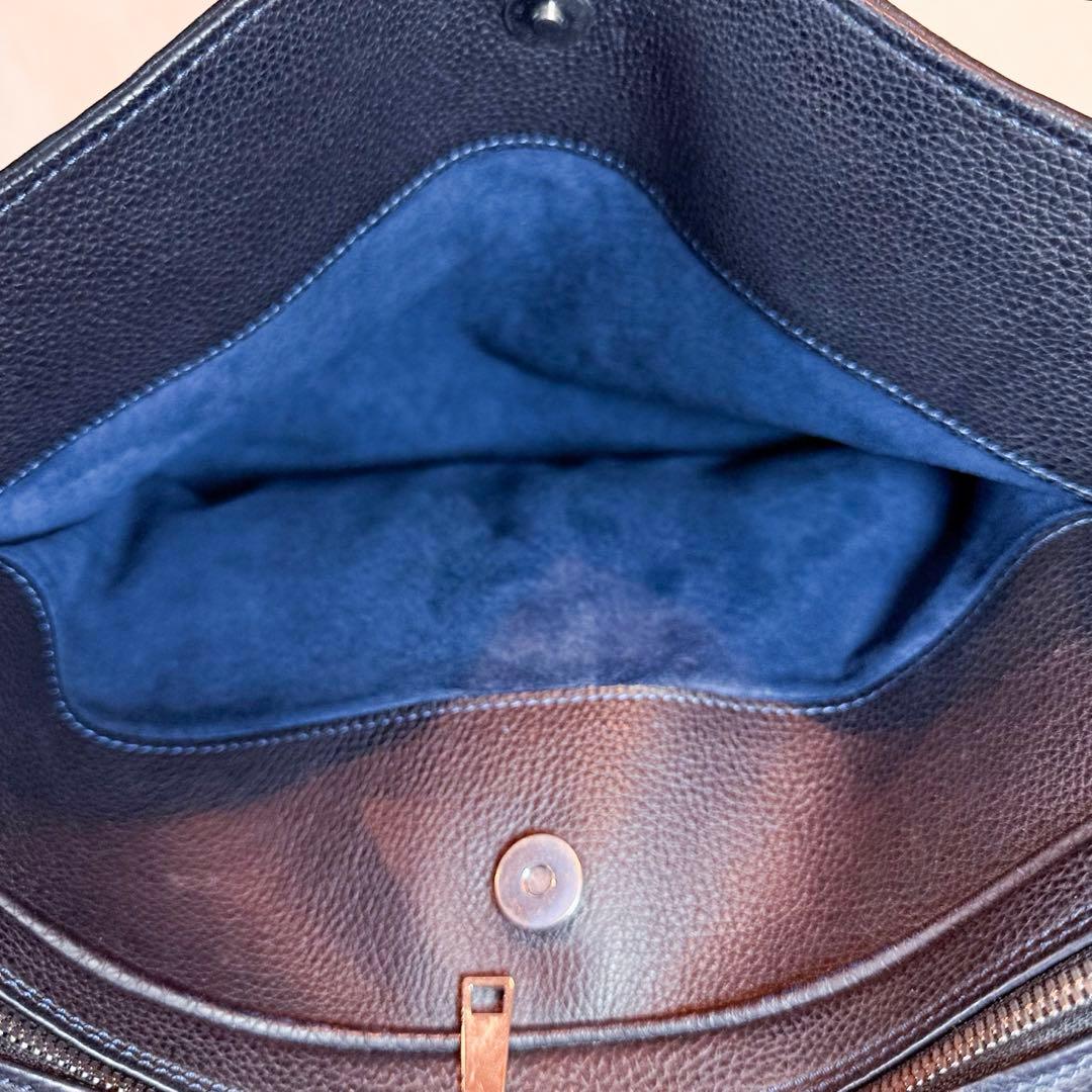 WILD SWANS ワイルドスワンズ ランスロット ブリーフケース 黒 シボ革