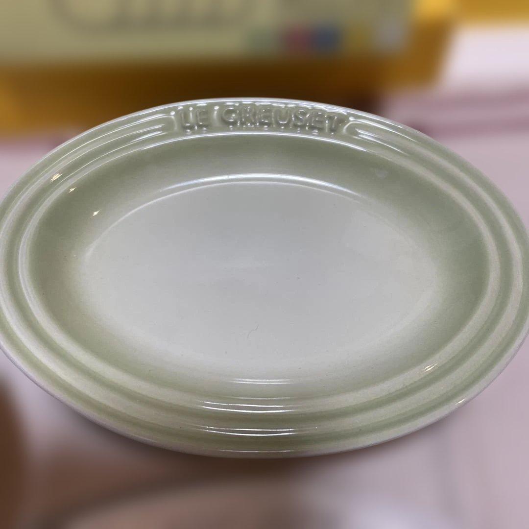 《新品》LE CREUSET ミニオーバルプレート 2箱 10枚