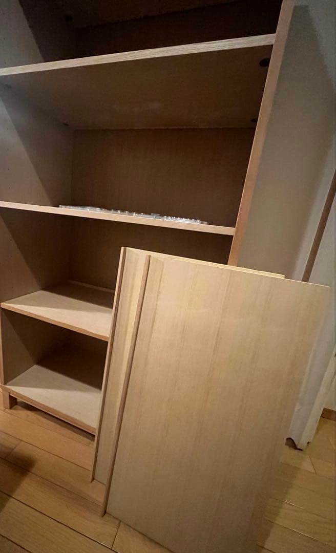 組み合わせて使える木製収納・本体・ミドルタイプ・奥行４０ｃｍ