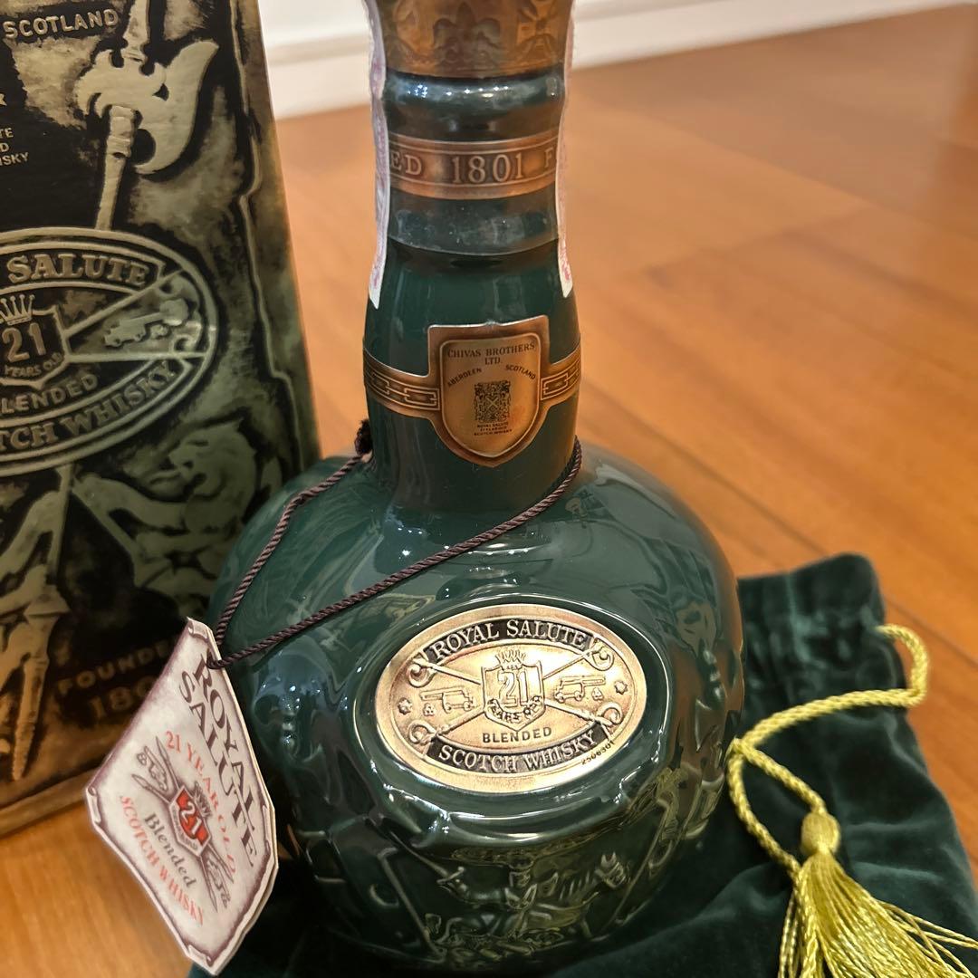 未開栓 Salute 21年 ブレンデッドスコッチウイスキー