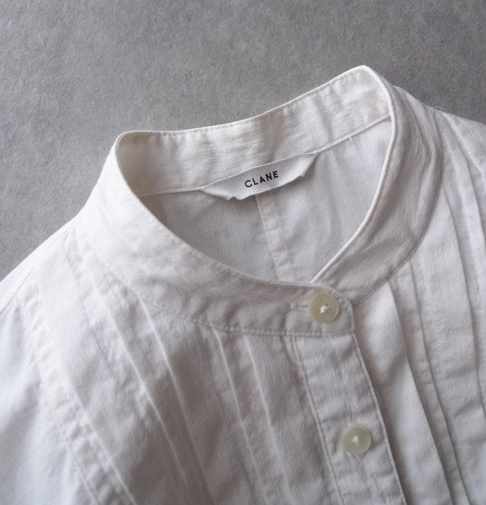 ■おまとめ■美品 CLANE ピンタックブラウス スタンドカラーブラウス