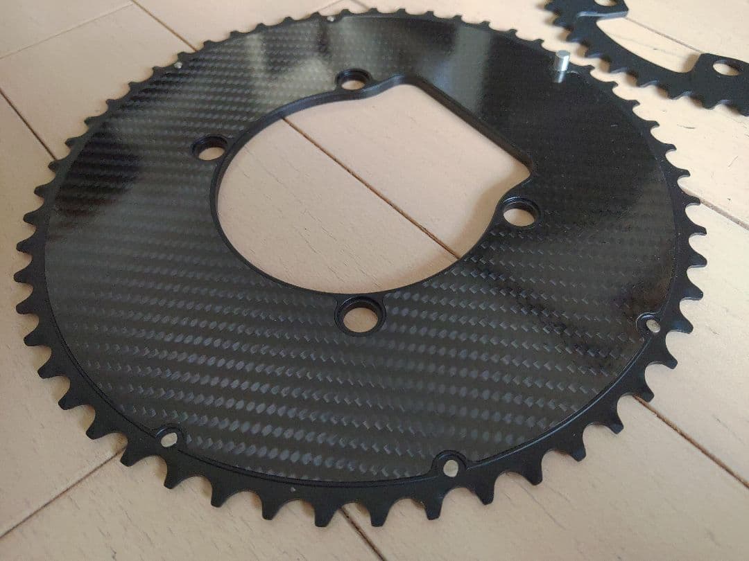 カーボンチェーンリング 54-40 軽量