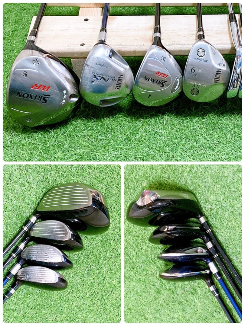 M1 スリクソン　初心者オススメ　ゴルフクラブ　メンズセット　右利き　14本