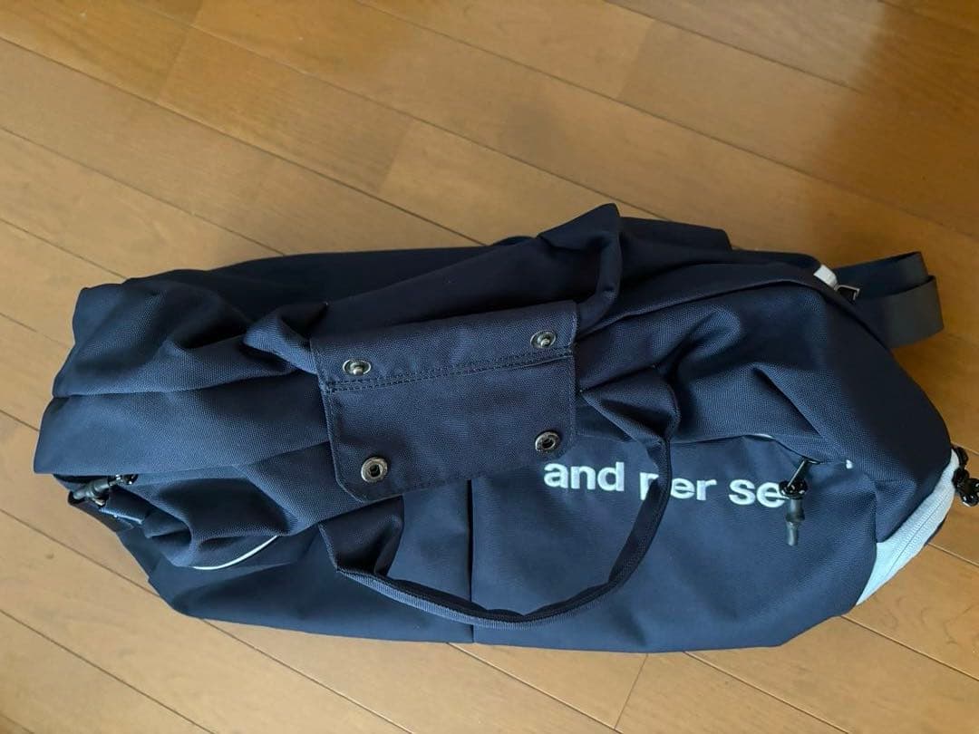 and per se（アンパスィ） ゴルフ用ボストンバッグ ネイビー