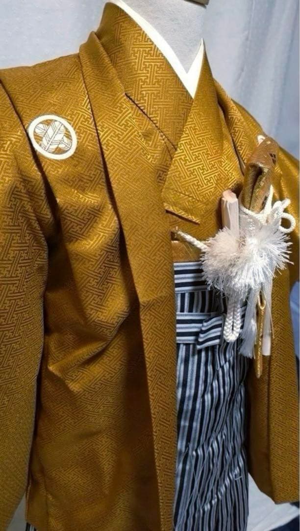 七五三 袴 3歳から5歳 着物 袴 羽織 長襦袢 小物 フルセット