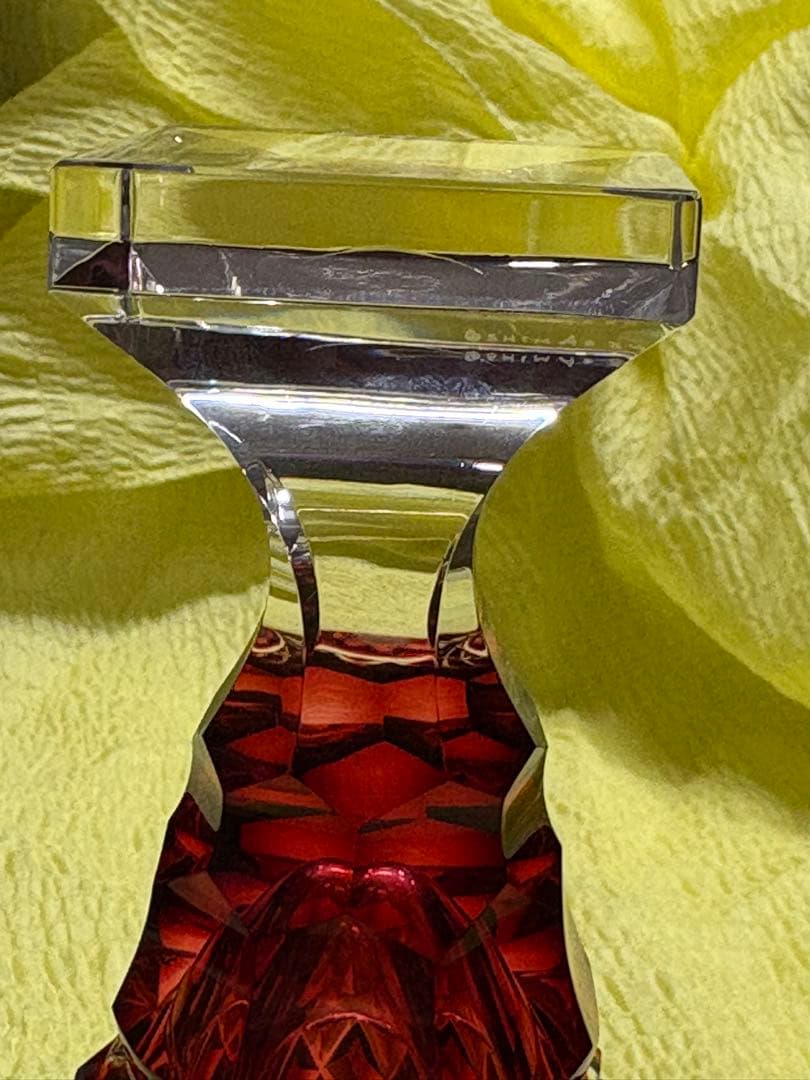 【希少】薩摩切子脚付杯 復元島津 ✨ガハハ本舗お宝倉庫市