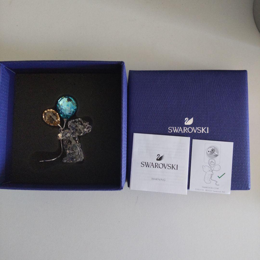 最終お値下げ スワロフスキー クリスベア 風船 フォトスタンド ギフト可