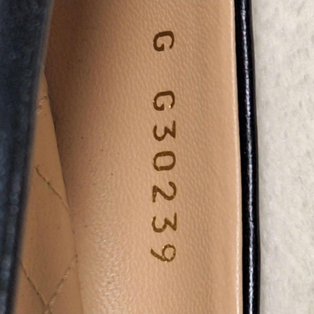 CHANEL ココマーク レザーパンプス 黒 36.5 イタリア製 G30239