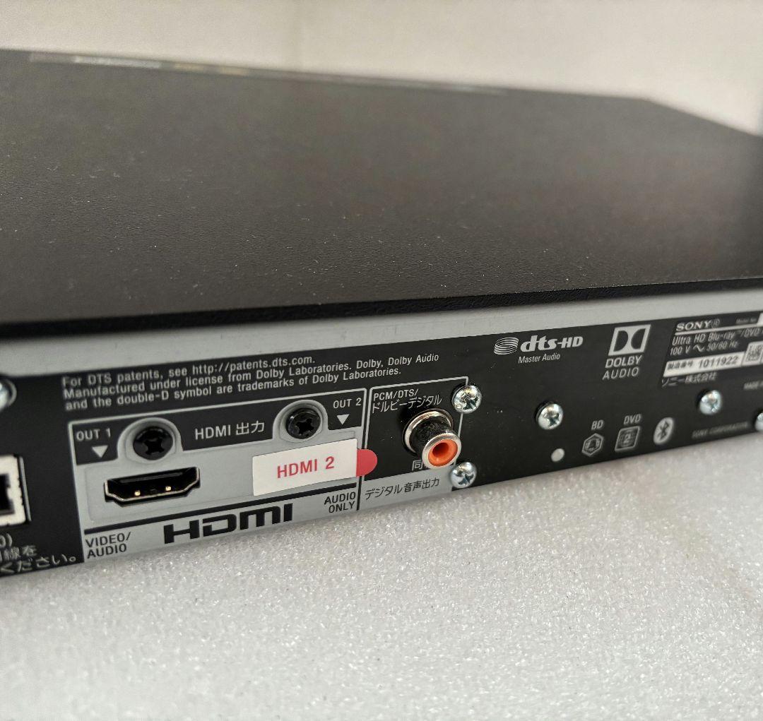 SONY Ultra HD ブルーレイ/DVDプレーヤー UBP-X800