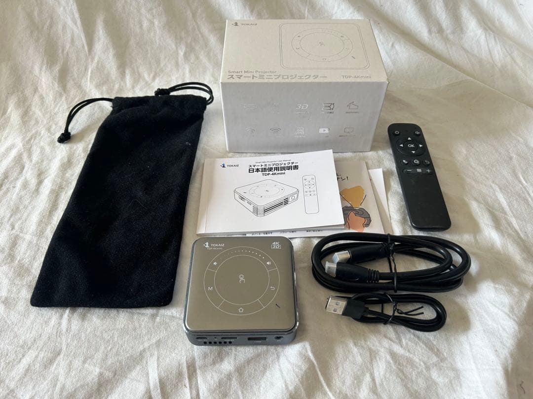 TDP-4Kmini スマートミニプロジェクター コンパクト TOKAIZ