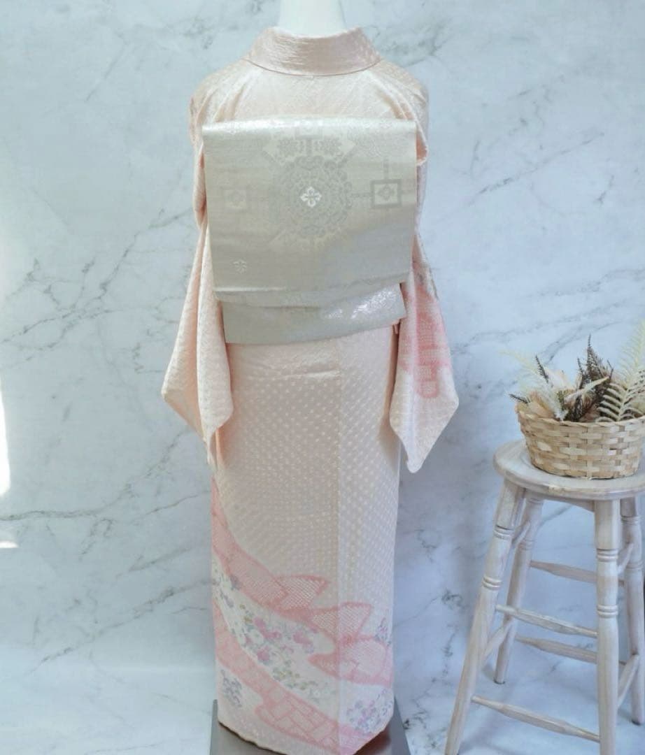 訪問着 フルセットa439Ｄ　七五三　入学式　お宮参り　結婚式　絞り