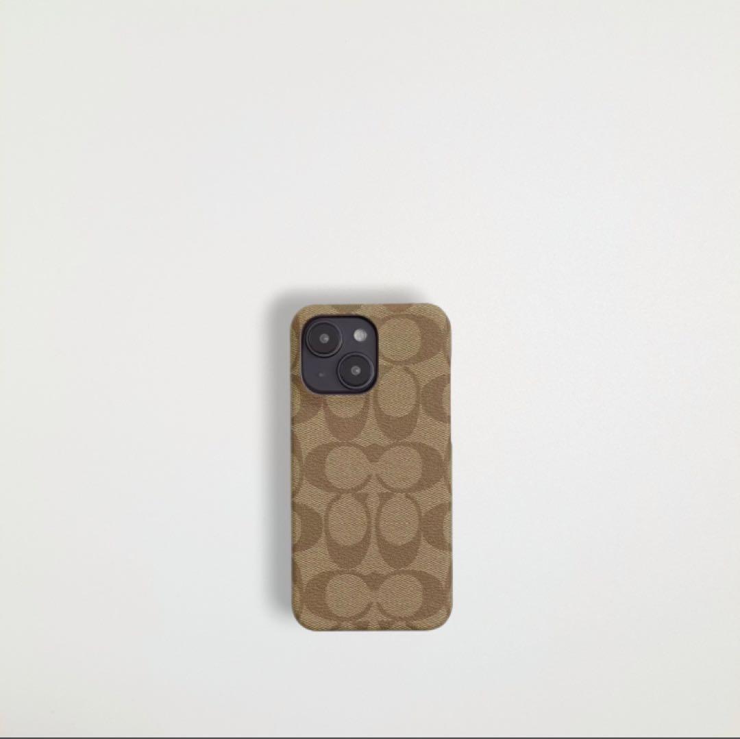 人気商品☘️コーチCOACH IPHONE 15 ケース・シグネチャー キャンバス