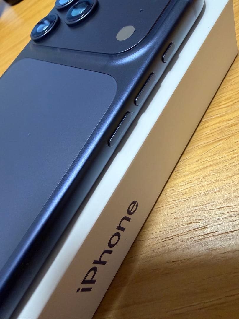 iPhone17promax 256GB ディープブルー★未使用に近い✳︎本日発送