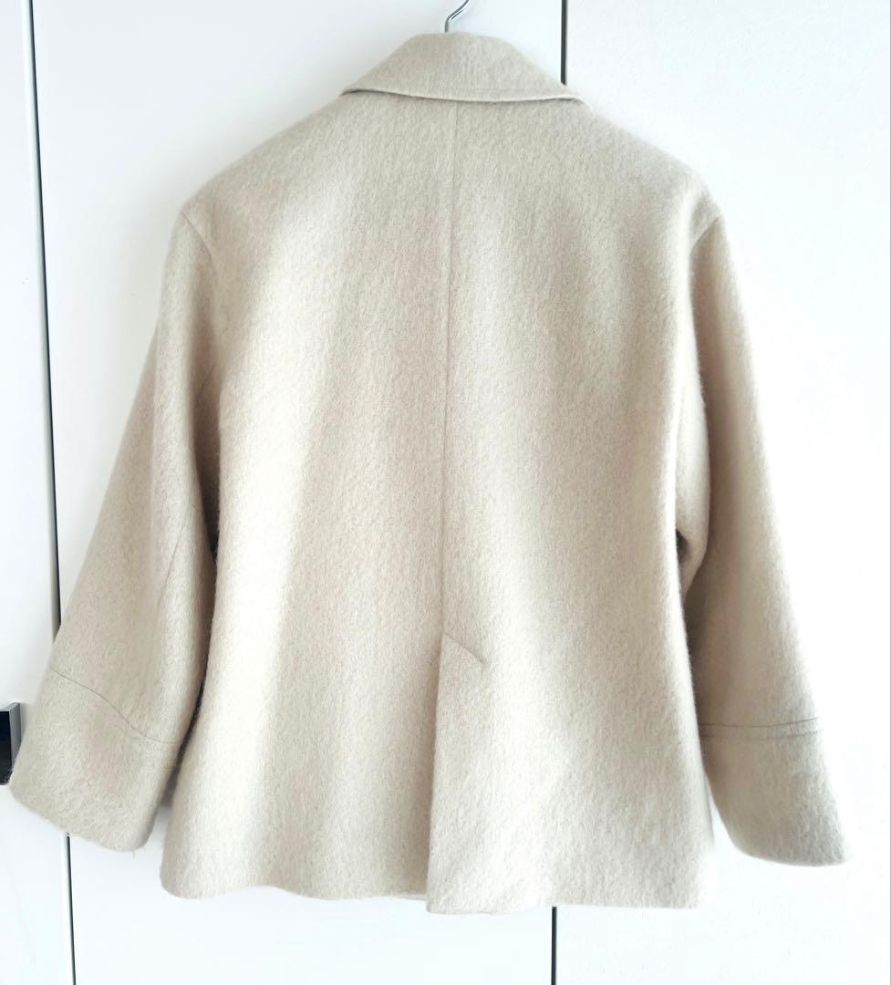 専用[試着のみ]FRAY I.D オーバーサイズウールシャギージャコット 0