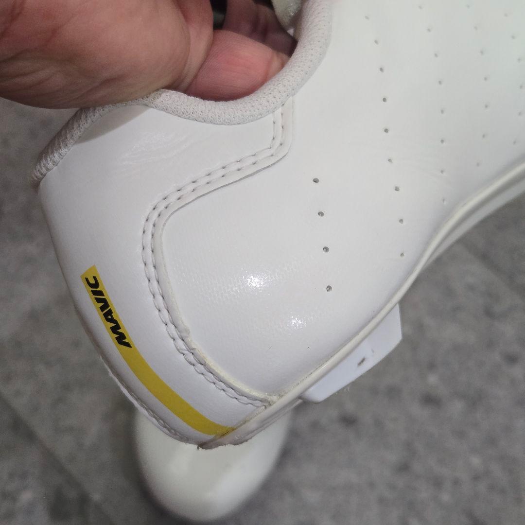 【美品・希少】MAVIC COSMIC BOA オールホワイト 27cm